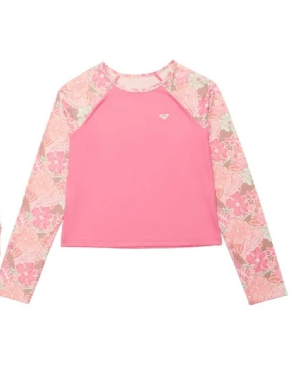 New!Roxy Youth Pink Floral Girls' 3-Piece Swim Set Rash Guard Summer Y2K Chic - Picture 3 of 5